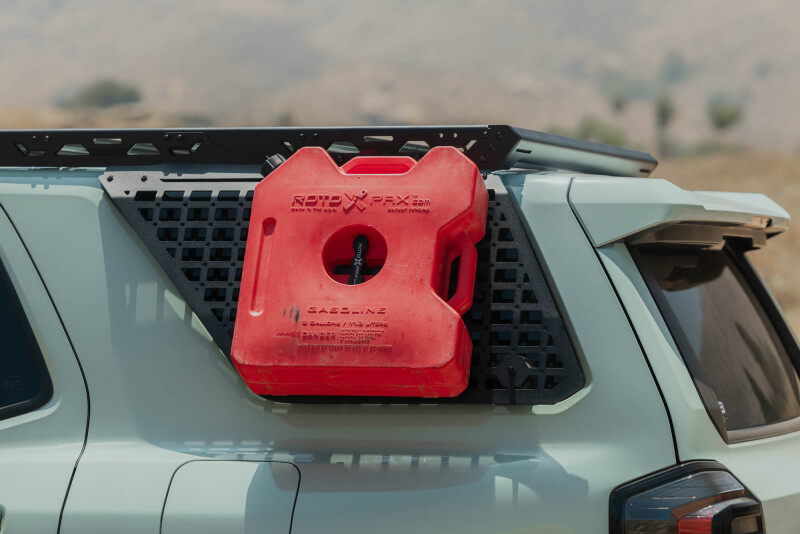Toyota 4Runner Exterior Window Molle - Driver Side - DV8 Offroad - For DV8 Roof Rack - Black Powder Coated - `25-`26